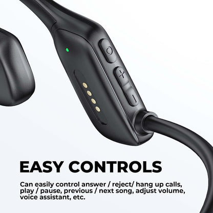 Bone Conduction Headphones Swimming Headphones, IP68 Waterproof Wireless Headset Bluetooth v5.3, Built-in 32G with MP3 Player, Open Ear Sports Earphones for Swimming, Sports, Running