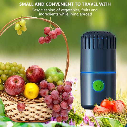 PW TOOLS Utensili per Lavaggio delle Verdure da Cucina | Gadget per la Pulizia della Lavatrice per purificatore Alimentare con Batteria da 4400 mAh,Strumento di Lavaggio del Gadget per la Pulizia