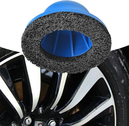 Car Wheel Brush, Multipurpose Detailing Cleaner, 5.91 inches Lightweight Grip Design, Deep Tire Scrubbing Tool, (1 Piece/Black), For Automobile Sedan Pickup Truck Cleaning