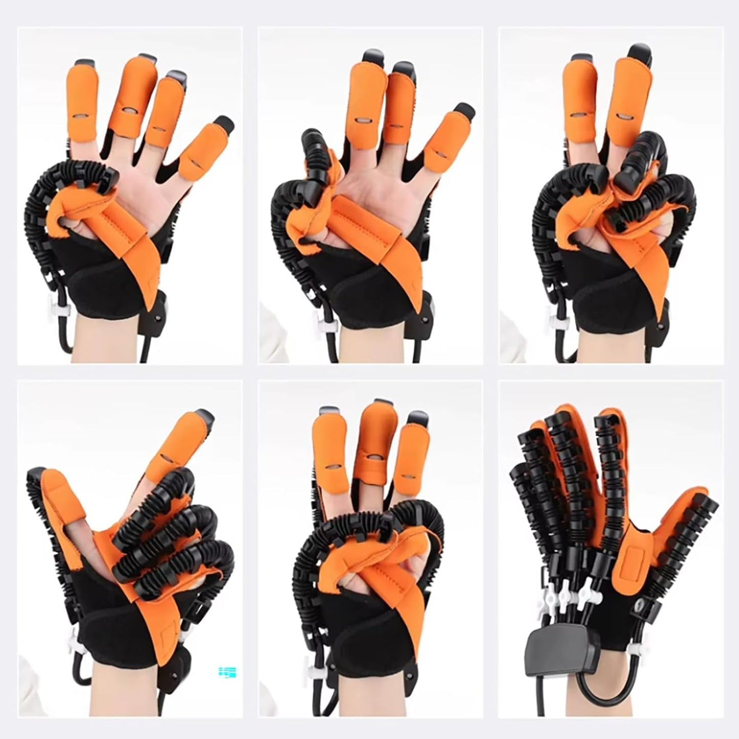 Guanti Robot Riabilitativi Trainer Della Mano Per Ictus Fisioterapica Attrezzi Riabilitazione Artrite Guanti Da Massaggio Per Pazienti Con Ictus Emiplegia(Left,Small)