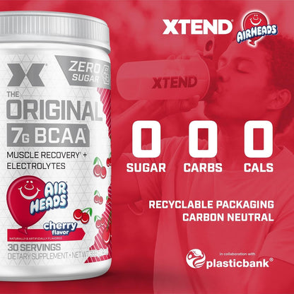 Xtend AIRHEADS Amino Acids 30 Serves Red Cherry 423 grams