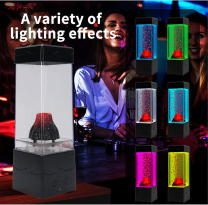 LED Volcano Night Light with Remote Control, Volcano Lamp Light, Adjustable Colors and Brightness, Dreamy and Romantic Ambience