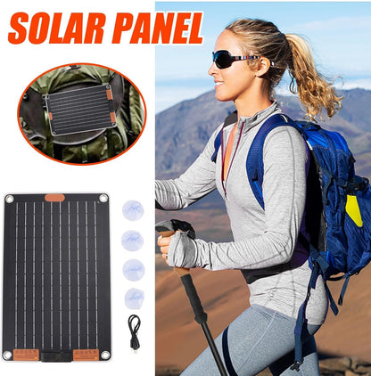 Solar Panel Charger - Portable Solar Panel | 5V Portable Solar Charger | 2A Solar Generator | Wireless Charging Solar Panel Power | Multi Device Solar Panel Charger Supply for Cell Phones Tablets