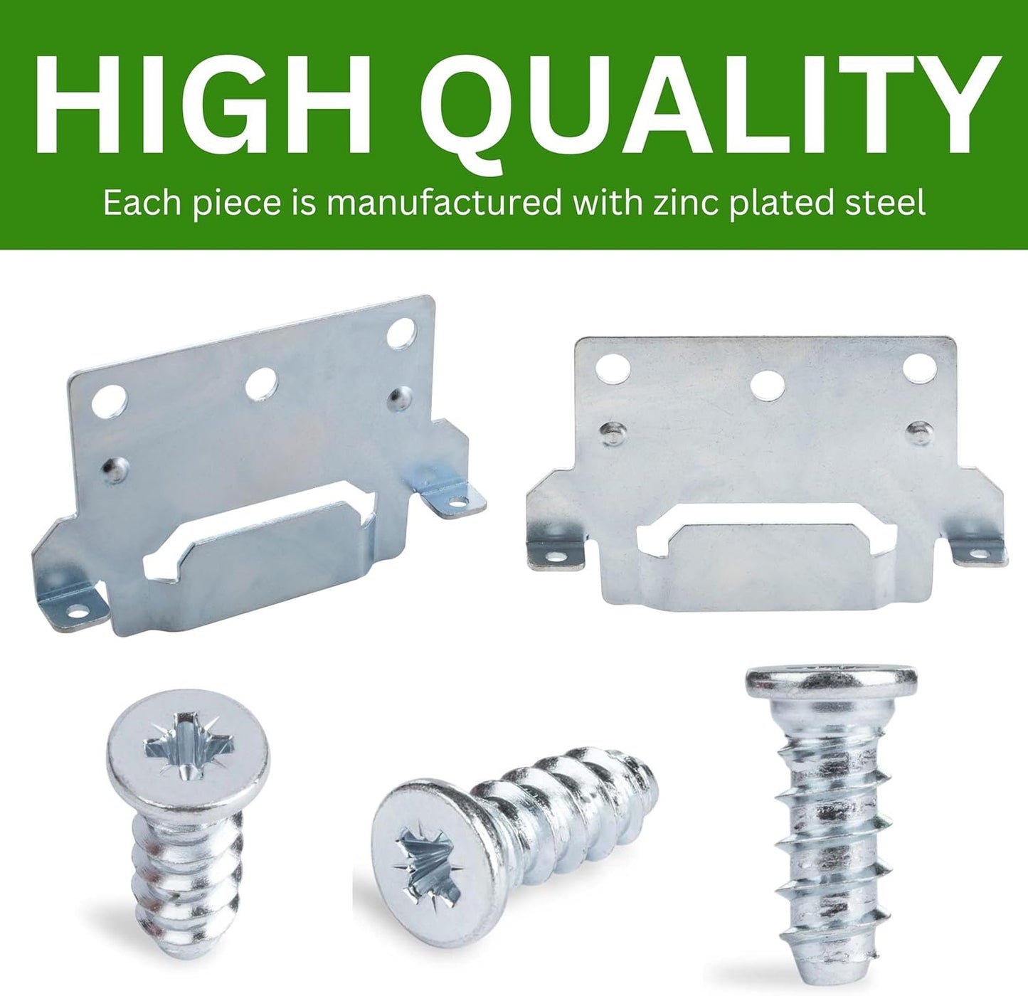 Spare Hardware Parts Replacement for IKEA Bed Frame Part 116791 (Mounting Plate) and 105307 (Screws)…