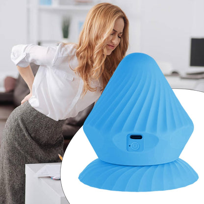 Massage Ball for Back, Vibrating Massager Ball for Muscles, Rechargeable Home Gym Workout Device with Suction Cup for Waist Back Legs