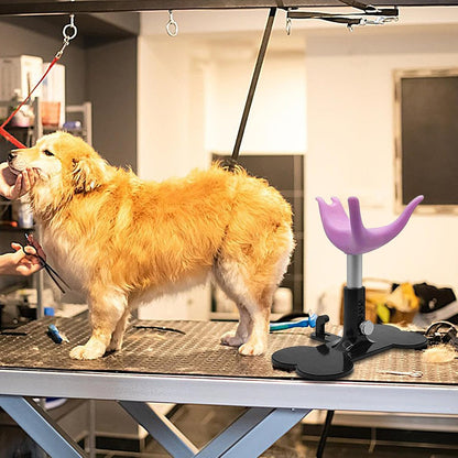 Small Dogs Grooming Chair, Standing Bathing Support, 5.7x7.28 inches Adjustable Height, Sturdy Material, Assistive Stand Ladder for Dog, Trimming, Showering, Grooming