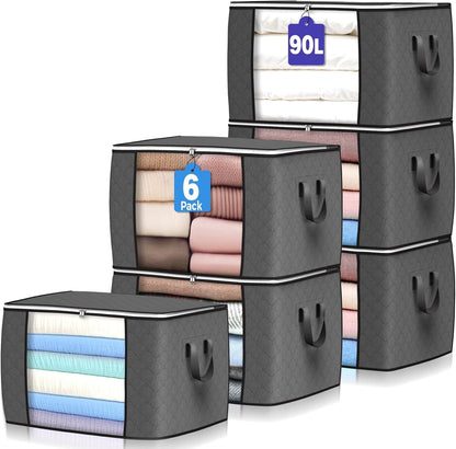 Yecaye Under Bed Storage with Wheels, 2Pack Under Bed Storage Containers, Under Bed Shoe Storage Organizer, Rolling Under Bed Metal Drawer for Clothes, Blankets(30.71 x 16.93 x 6.69 in)