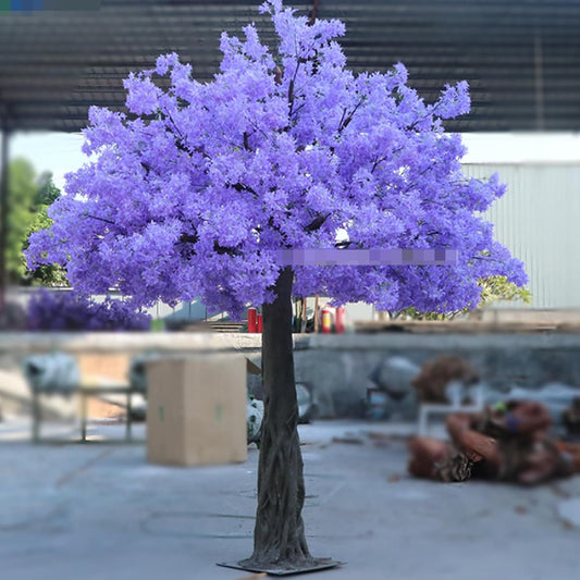 Japanese Artificial Cherry Tree Landscape Tree Encryption Simulation Tree Peach Tree Large Plant Wishing Tree Landscaping Decorative Fake Tree 1.2x1m/3.9x3.2ft