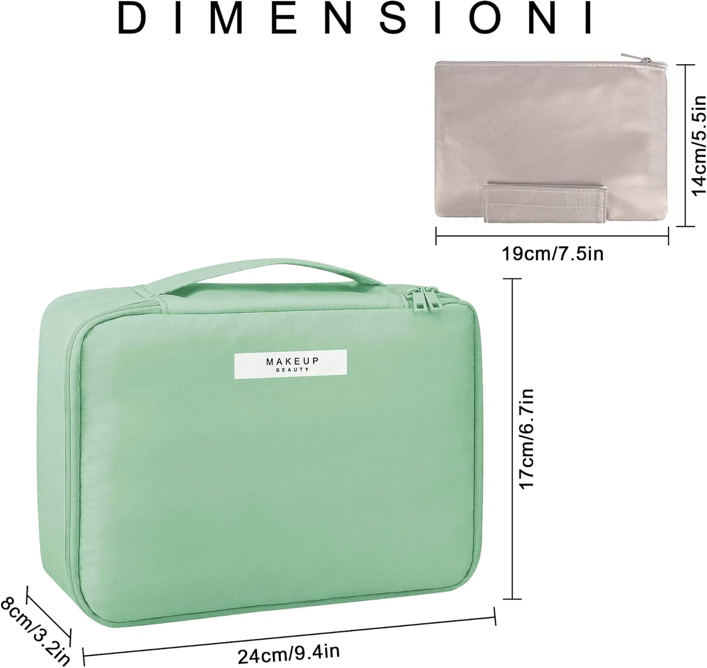 Beauty Case, green