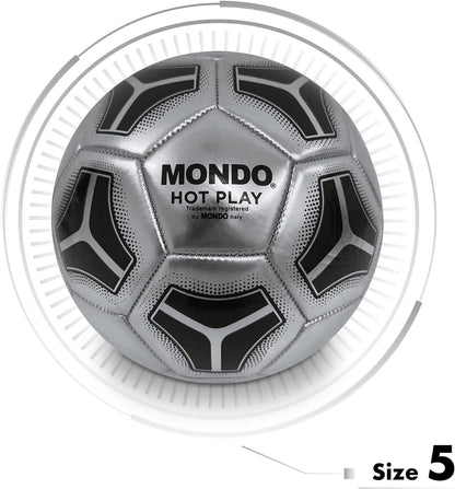 MONDO Toys 13453 Hot Play Sewn Football - Official Product 5-400g-2 Assorted-13453, Assorted Colours, Size 5,