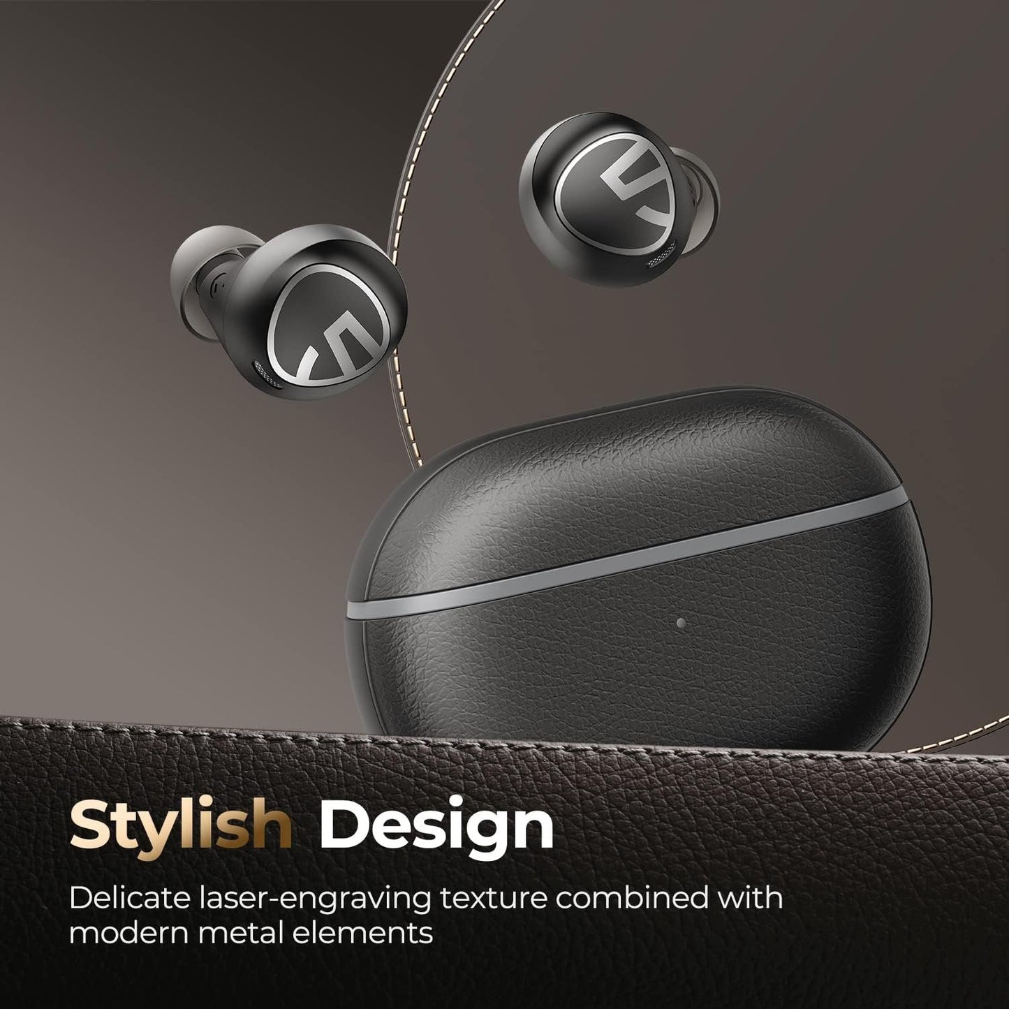 SoundPEATS Free2 Classic Wireless Earbuds Bluetooth V5.1 Headphones with 30Hrs Playtime in-Ear Wireless Earphones, Built-in Mic for Clear Calls, Touch Control, Single/Twin Mode (Black)