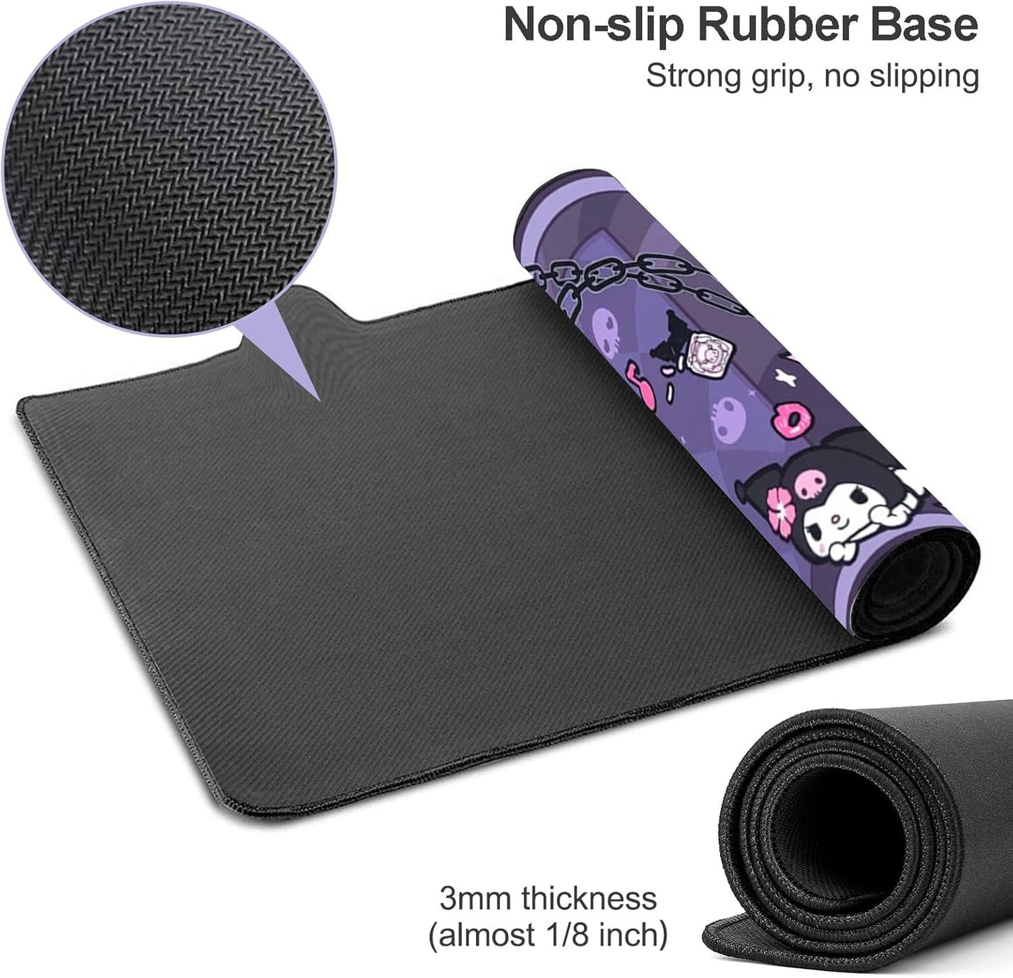 Kawaii Desk Pad XLarge Size, Anime Mouse Pad, Desk Accessories Gaming Mousepad, Room Decor for Girls