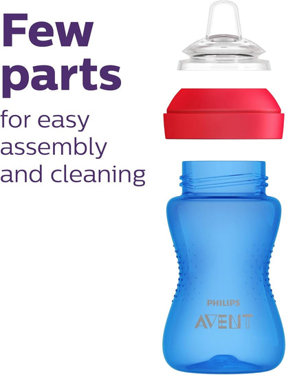 Philips Avent My Grippy Spout Cup, 10oz, 2pk, Blue/Green, SCF801/21