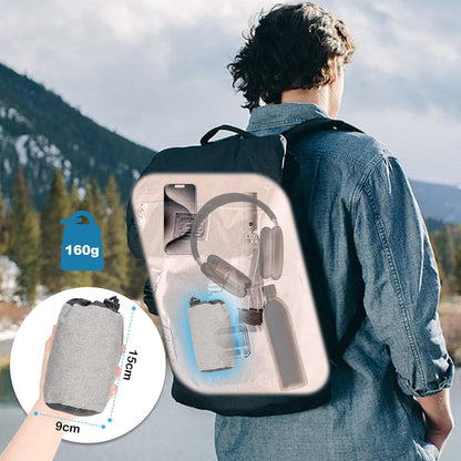 Cirorld Inflatable Travel Neck Pillow, Ultralight and Compact Airplane Pillow, Travel Neck Pillow, Includes Sleeping Mask, Ear Plugs, Carrying Bag