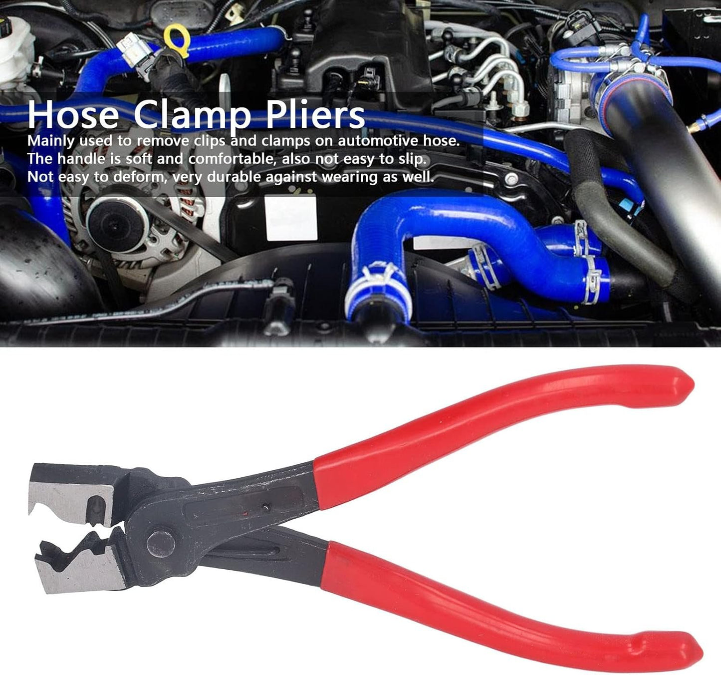 Hose Clamp Pliers Carbon Steel R Clamp Pliers Automotive Collar Pliers CV Boot Hose Clip Pliers for Car Technicians