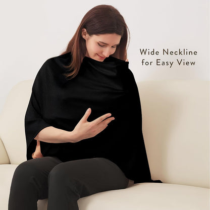 Soft and Breathable Nursing Cover for Breastfeeding - Full Coverage, Machine Washable Breast Feeding Cover for Women
