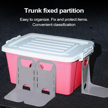 Trunk Storage Box Fixer | Portable Trunk Cargo Dividers,Automotive Must-Haves, Space Saving Organizing Tool for Travel, Daily Life, Commuting