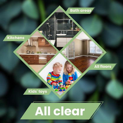 SimplyClean Eucalyptus Disinfectant Concentrated Cleaner - Natural Multi-Surface Cleaner with Pure Australian Eucalyptus Essential Oil - Makes 40 Litres - 1 Litre