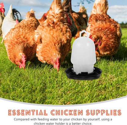 BUTIFULSIC Chicken Feeder Automatic Chicken Waterer Water Glasses Chicken Coop Feeder Pigeon Water Feeding Cups Chicken Trough