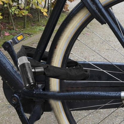 Bike Chain Lock, Road Bicycles Security Tool, Heavy Duty Anti Theft Device, Sturdy Locking Gear, Ideal for Electric Vehicles, and Urban Safety Supplies, 0.24x47.24 Inches