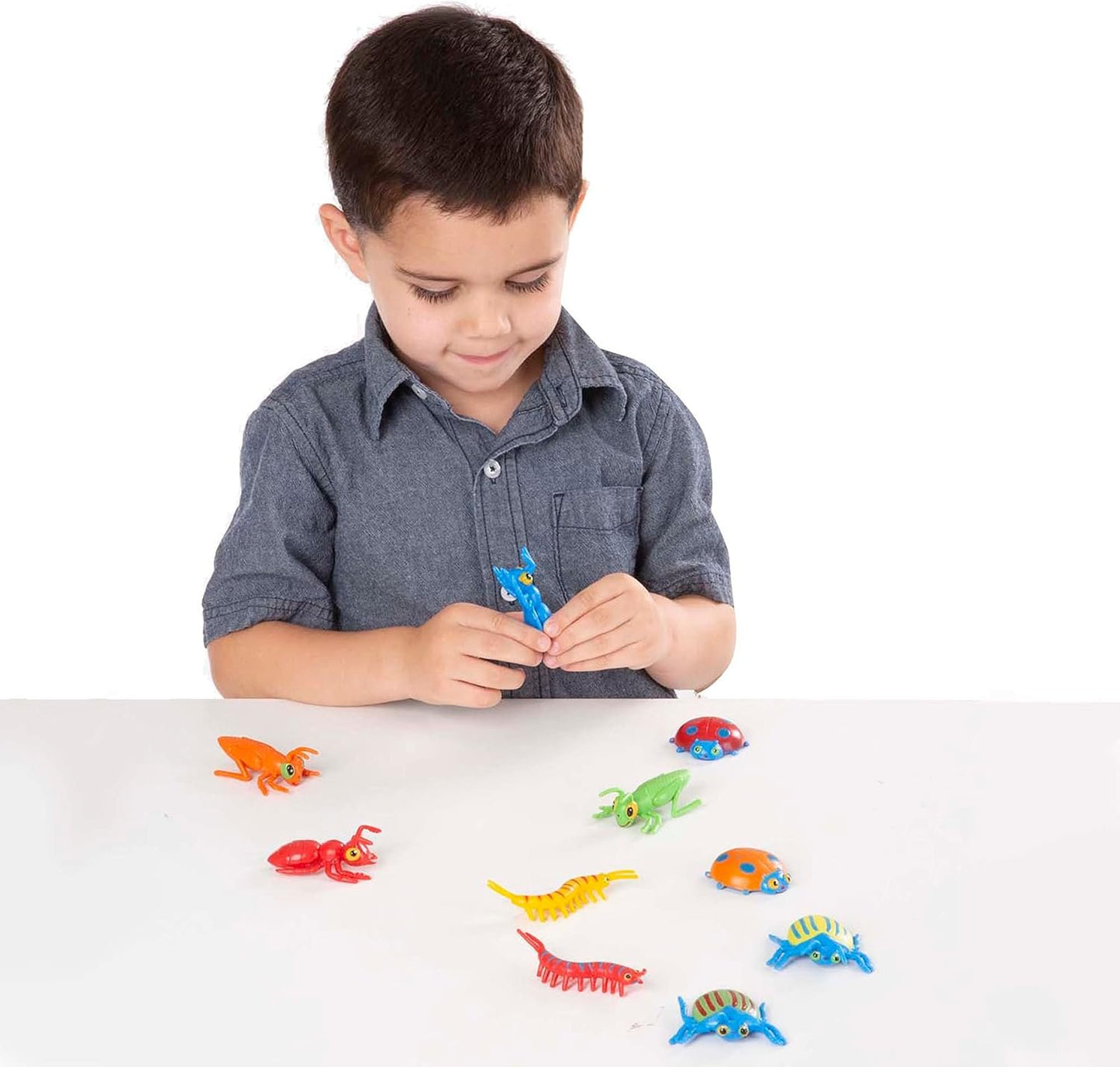 Melissa & Doug Sunny Patch Bag of Bugs (10 pcs) | Pretend Play Insect Toys, Counting And Sorting Toys, Science Learning Toys For Kids Ages 3+