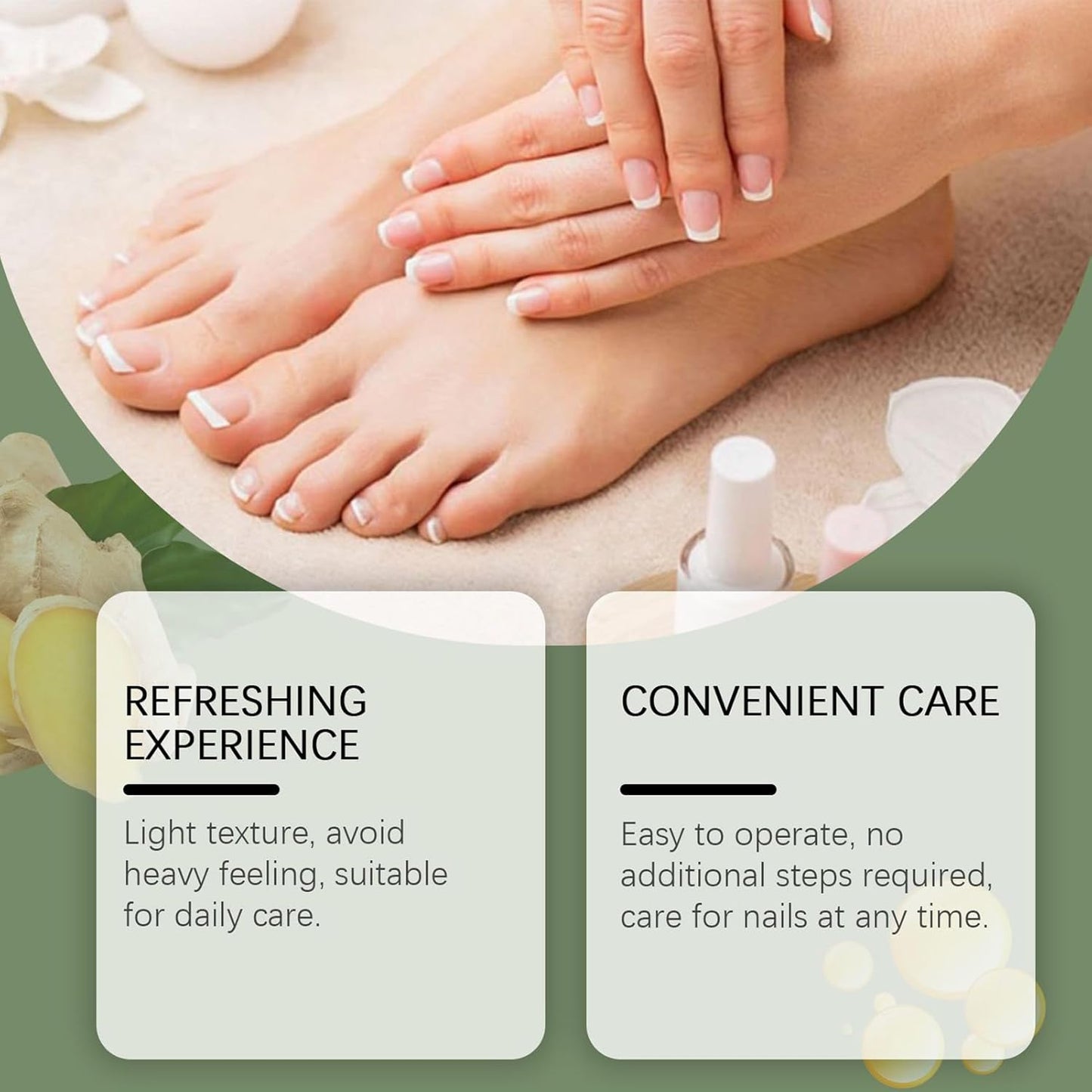 Natural Nail Care Moisturizer, Professional Nail Growth Corrector, Quick-Absorb Formula, 30 ml Idratazione Trattamenti, Adatto per donne anziane, Home Salon Travel Use