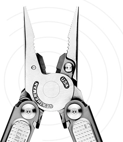 LEATHERMAN, FREE P2 Multitool with Magnetic Locking, One Size Hand Accessible Tools, Made in the USA, with Premium Nylon Sheath