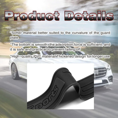 jeseny Pack-1 Rear Bumper Protector Guard Trunk Rubber Protection Strip Rubber Scratch-Resistant Trunk Door Entry Guards Car Accessory for SUV or Cars, Universal Sports Full with Full 3M Tape (Black)