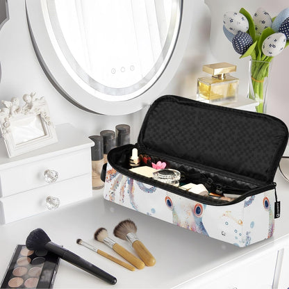 FRODOTGV Borsa da viaggio per strumenti per capelli con cuscinetto resistente al calore, impermeabile, organizer per ferri da stiro piatti e accessori per la cura dei capelli, 10, 1 Size