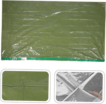 EXAOMBLE Lightweight Emergency Survival Tent Compact Thermal Blanket for Camping and Hiking Windproof Outdoor Shelter for Expeditions and Emergency Situations