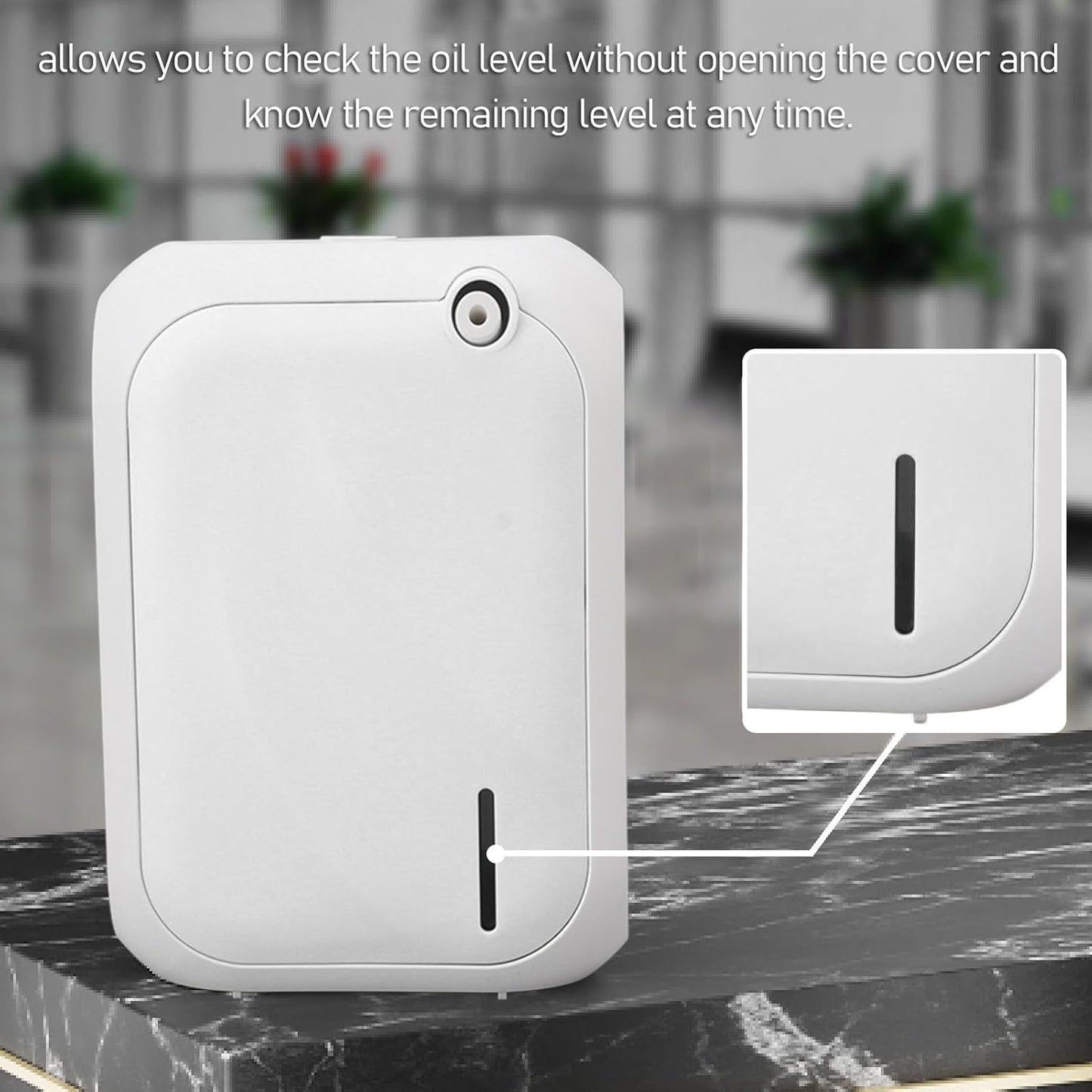 XS105 Atomizing Essential Oil Diffuser, Smart Scent Air Machine for Home, Waterless Essential 140ML Oil Diffuser with 4 Speed Adjustment and BT APP Control for Hotel SPA (White)