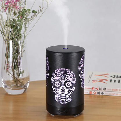 Essential Oil Diffuser Portable Remote Control Aroma Diffuser LED Light Air HumidifierEU Plug
