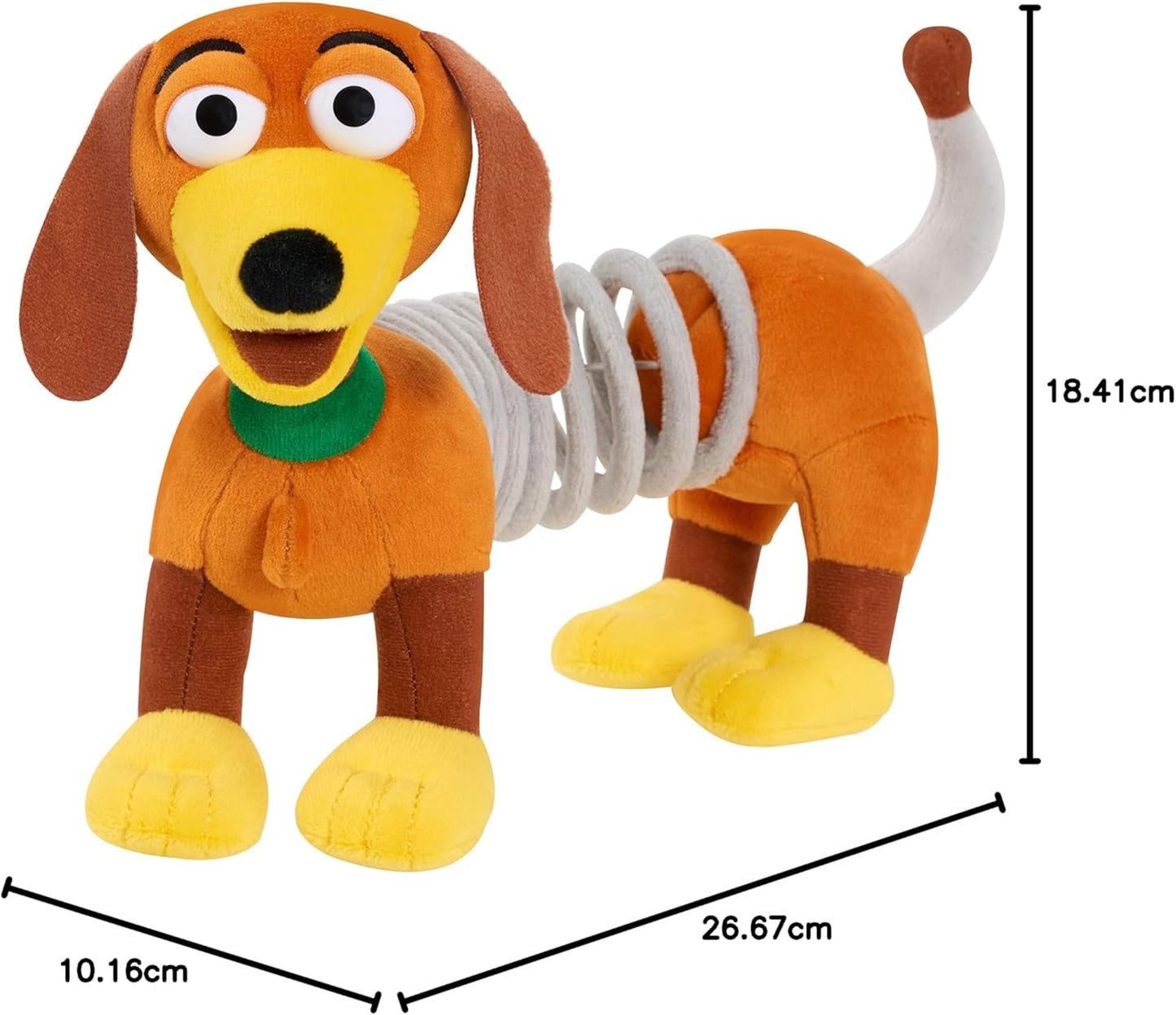 Disney e Pixar Toy Story Slinky Dog Plushie, giocattolo fidget toy per bambini dai 18 mesi di età Just Play