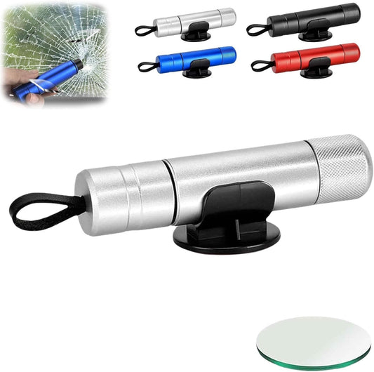Life Hammer Car, Safe Hero Life Hammer, Car Window Breaker and Seat Belt Cutter, Emergency Escape Tool One Second Window Breaker, Fast Cutting Belt (Sliver)