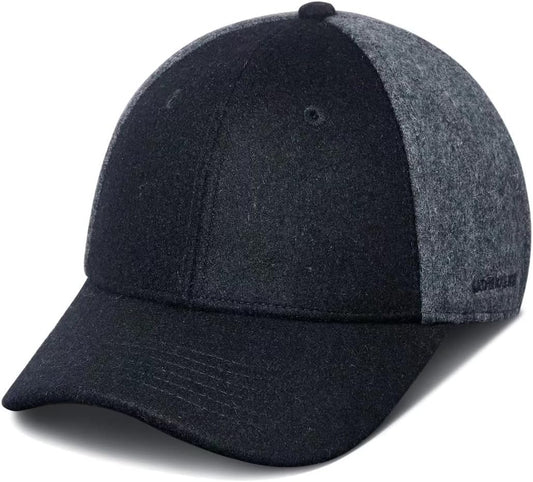 GADIEMKENSD Caps for Baseball Wool Fabric Structured Hat Autumn Winter Unisex