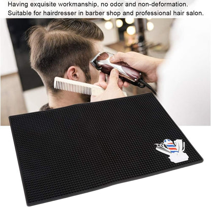 Hairdressing Non-Slip Mat Hairdressing Tool Mat Hairdressing Mat Prevent Hair Tools from Slipping and Breaking for Hairdresser by
