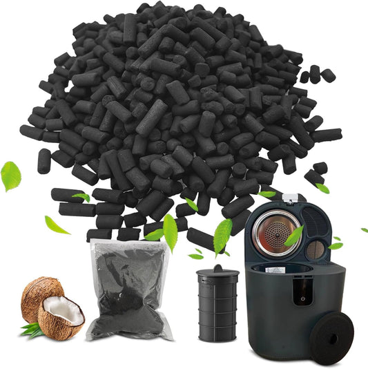 Shurex Odor Absorbing Filter Refills for Vitamix Eco 5 FoodCycler Food Waste Reducer, Replacement Activated Carbon for Vitamix Eco 5 Foodcycler Replacement Filters