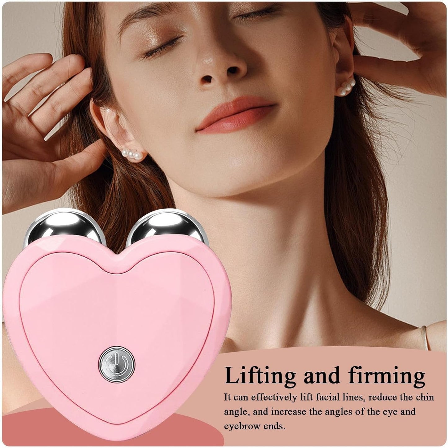 Microcurrent Facial Device, Facial Lifting Tool, 3.82x3.58in Multimode Skin Care, Skincares Tools Firming, Facials Toning Device for Weddings, Birthdays, Anniversaries