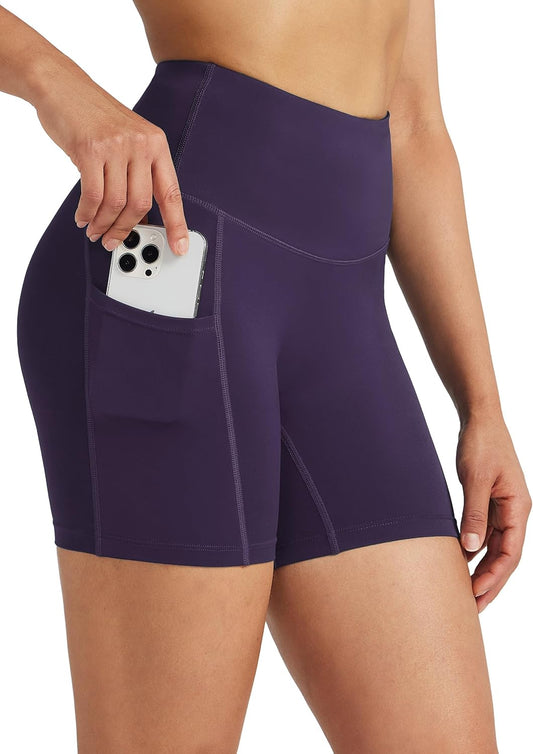WILLIT Women's Biker Shorts High Waisted Workout Yoga Running Volleyball Spandex Shorts 5'' 7''
