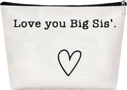 Toiletry Bag Travel Bag - Large Organizer Sister,Funny Christmas Birthday, Large Portable Travel Toiletries Hygiene Bag for Accessories Shampoo Toiletries