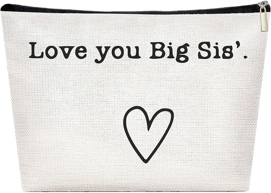 Best Sister Ever Toiletry Bag,Large Toiletry Bag Sister | Funny Christmas Birthday, Large Portable Travel Toiletries Hygiene Bag for Accessories Shampoo Toiletries