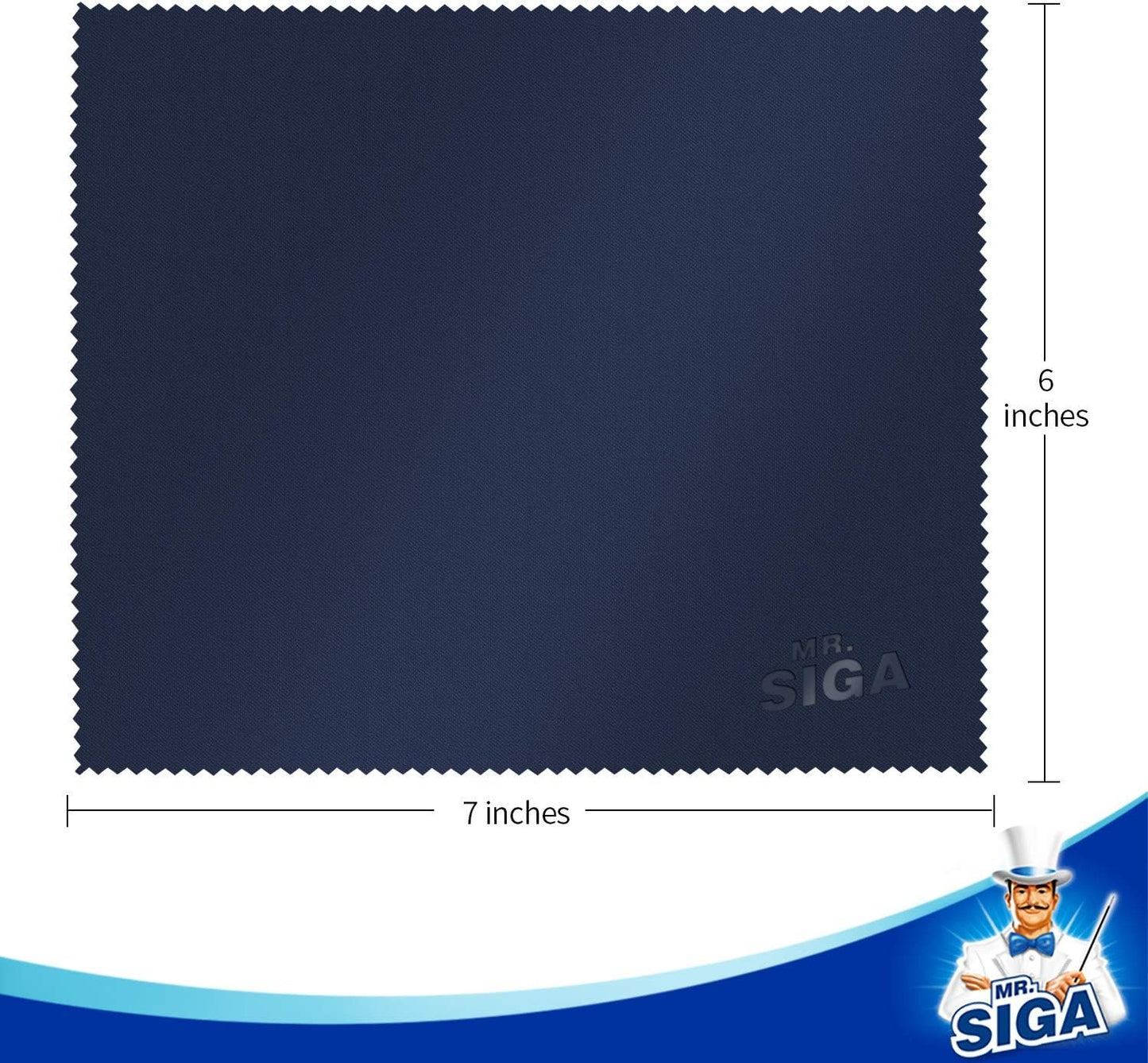 MR.SIGA - Microfibre Cleaning Cloths for Lenses, Glasses, Screens, Tablets