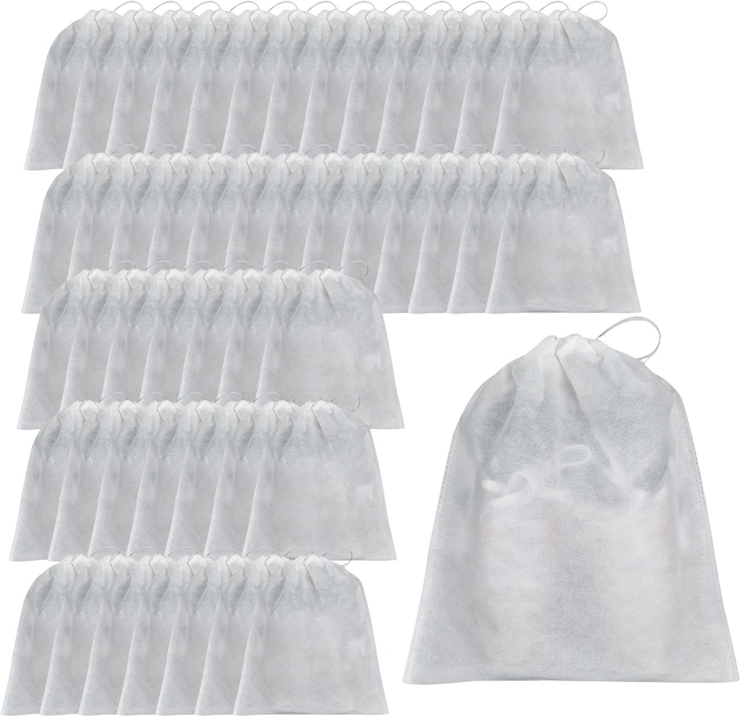 Shoe Dust Bags – Lightweight Storage Pouches, Reusable Shoe Holders | Foldable Dust Resistant Wraps, Non Woven Packing Sacks, For Protecting Footwear During Trips or Closet Organization