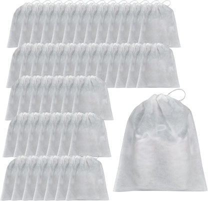 Shoe Dust Bags – Lightweight Storage Pouches, Reusable Shoe Holders | Foldable Dust Resistant Wraps, Non Woven Packing Sacks, For Protecting Footwear During Trips or Closet Organization