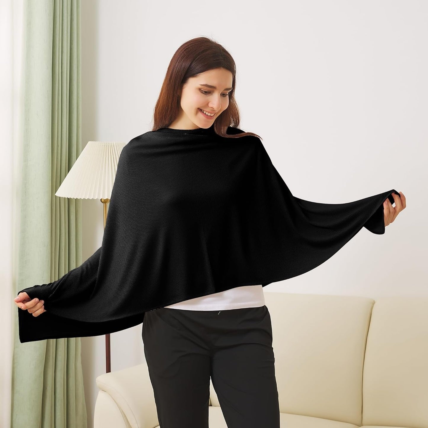 Soft and Breathable Nursing Cover for Breastfeeding - Full Coverage, Machine Washable Breast Feeding Cover for Women