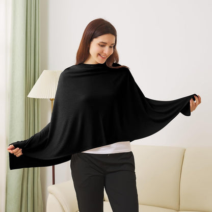 Soft and Breathable Nursing Cover for Breastfeeding - Full Coverage, Machine Washable Breast Feeding Cover for Women