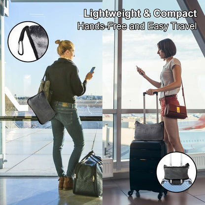 DAWNTREES Travel Blanket and Pillow,Travel Blanket for Airplanes and Plane, Essential Items for Long-Distance Travel and Outdoor Camping,2 in 1 Airplane Blanket Flight