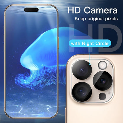 JETech Privacy Screen Protector for iPhone 16 Pro Max 6.9-Inch with Camera Lens Protector, Anti-Spy Tempered Glass Film, Easy Installation Tool, 2-Pack Each