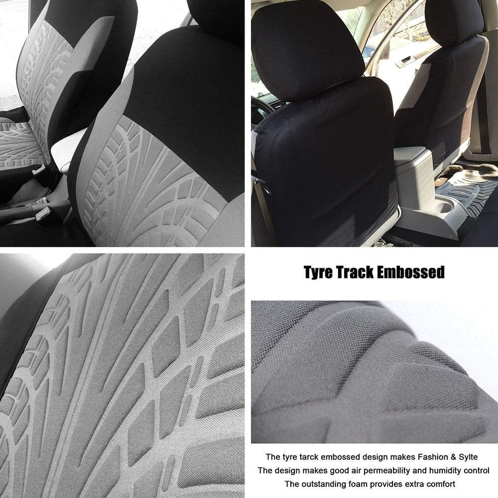 AYBEN Front Car Seat Covers, for Suzuki Jimny 2019-2023 2024 Seat Cover Set for Driver and Passenger, Interior Car Accessories, B Grey