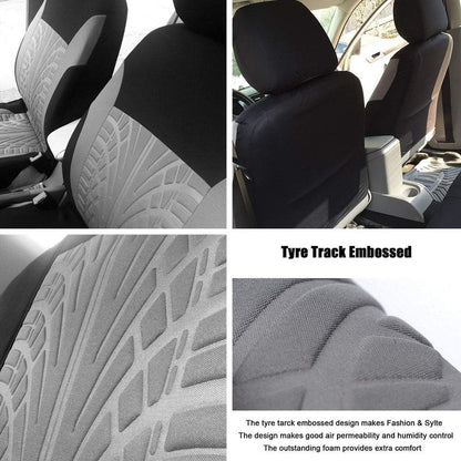 AYBEN Front Car Seat Covers, for Suzuki Jimny 2019-2023 2024 Seat Cover Set for Driver and Passenger, Interior Car Accessories, B Grey